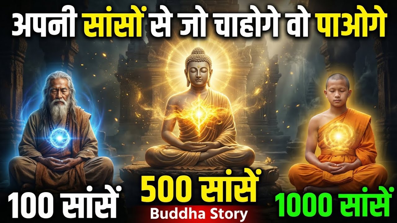 सांस की शक्ति से जो बोलोगे, वही पाओगे 😱 | Buddha’s Hidden Breath Secret Revealed
