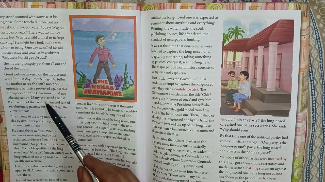 The World Renowned Nose Ln -3 Class -8 New Oxford Modern English 