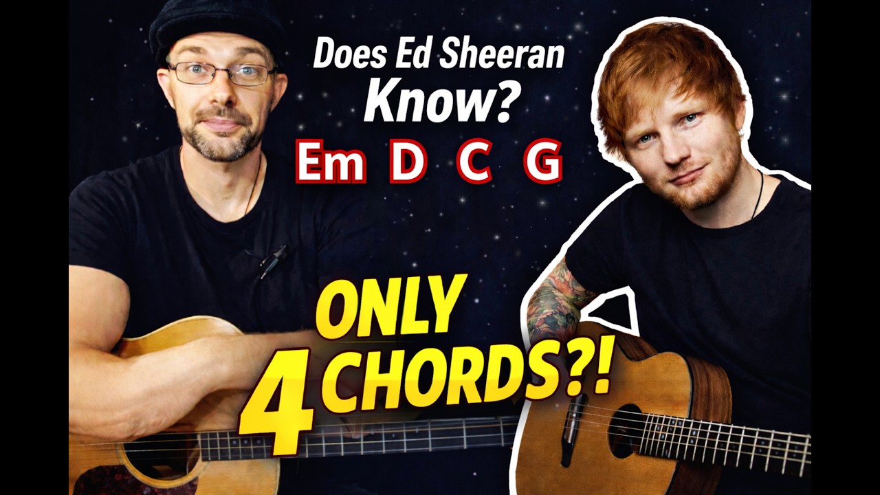 Does Ed Sheeran really only know 4 Chords?
