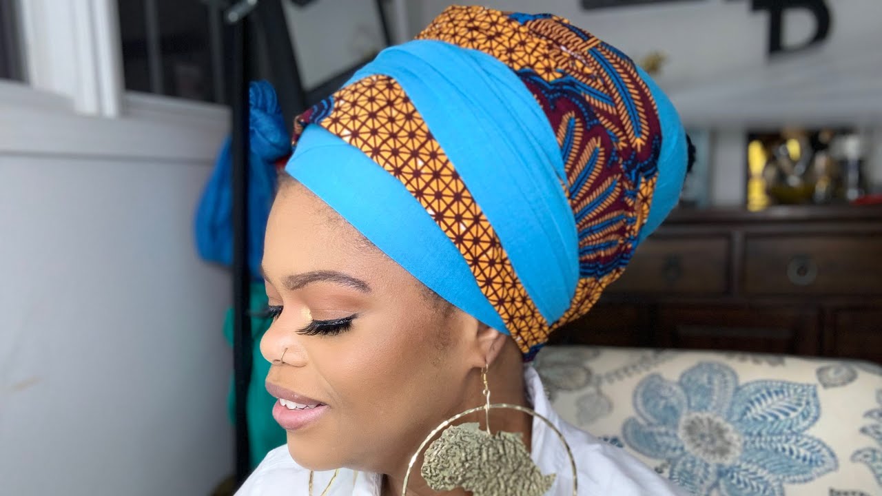 Double Scarf Head Wrap Turban