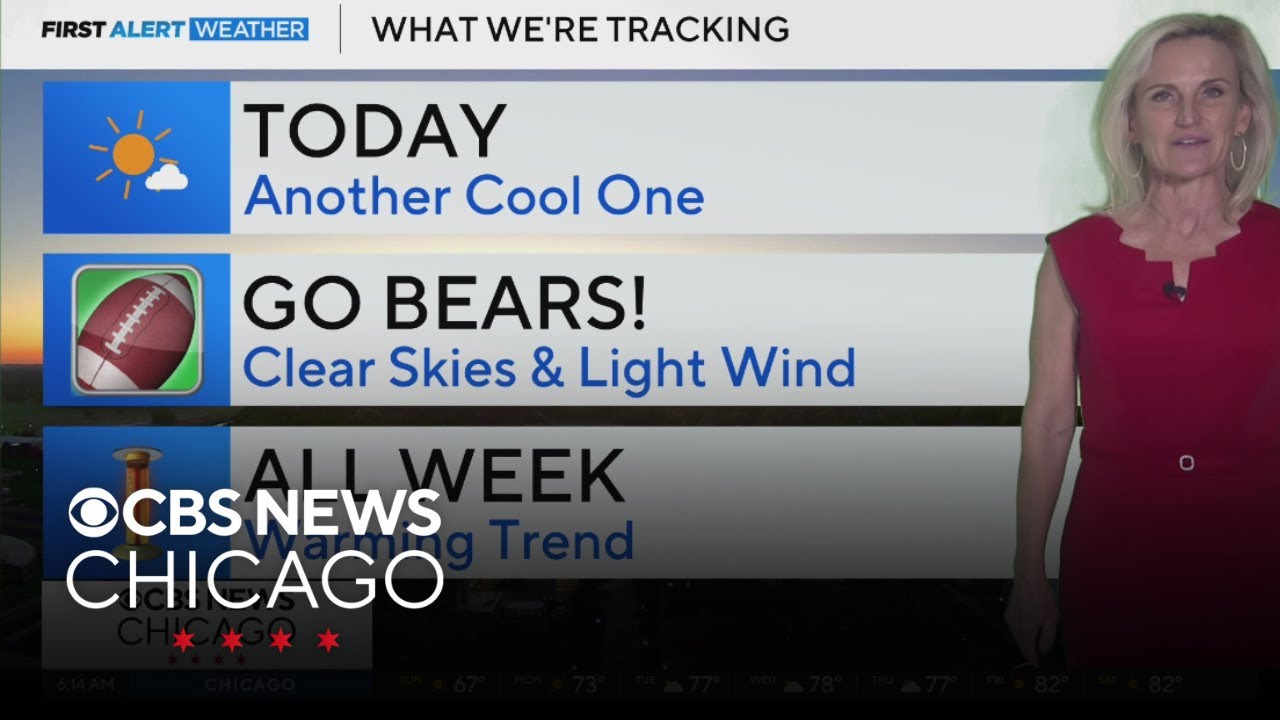 Another cool day Sunday, but a warming trend this week in Chicago