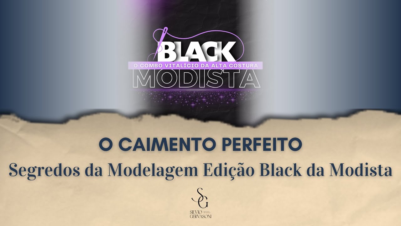 O Caimento Perfeito: Segredos da Modelagem — Edição Black da Modista