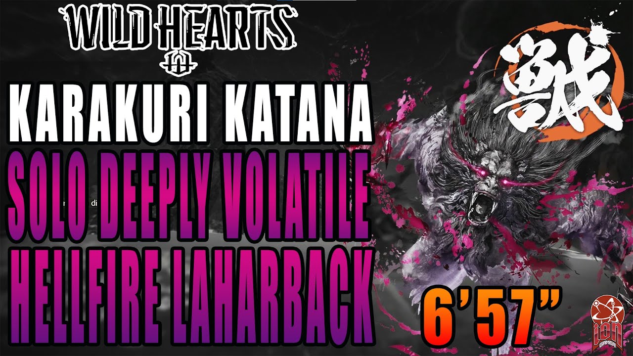 WILD HEARTS - 6' 57'' - Solo Katana - DV Hellfire Laharback - [PS5/ITA]