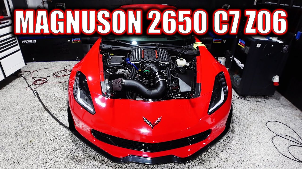 Magnuson 2650 C7 Z06 hits the dyno...