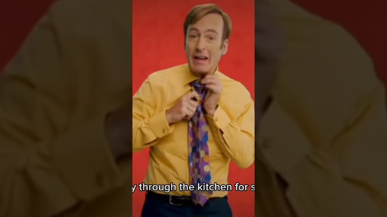 Saul teaches you how to tie a tie | Breaking Bad #shorts