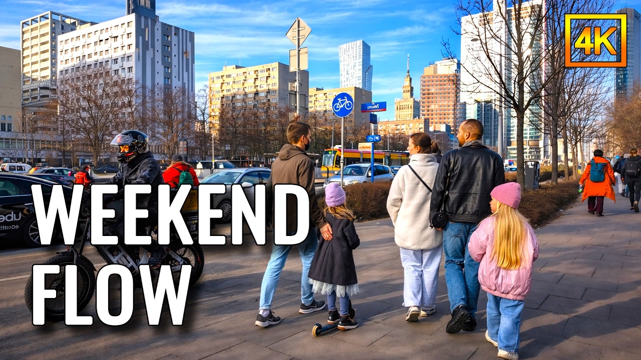 This Is Warsaw on a Perfect Weekend | 4K HDR Walking Tour