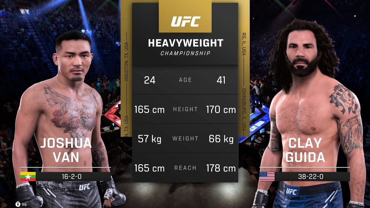 Джошуа Ван vs Клэй Гуида UFC 5