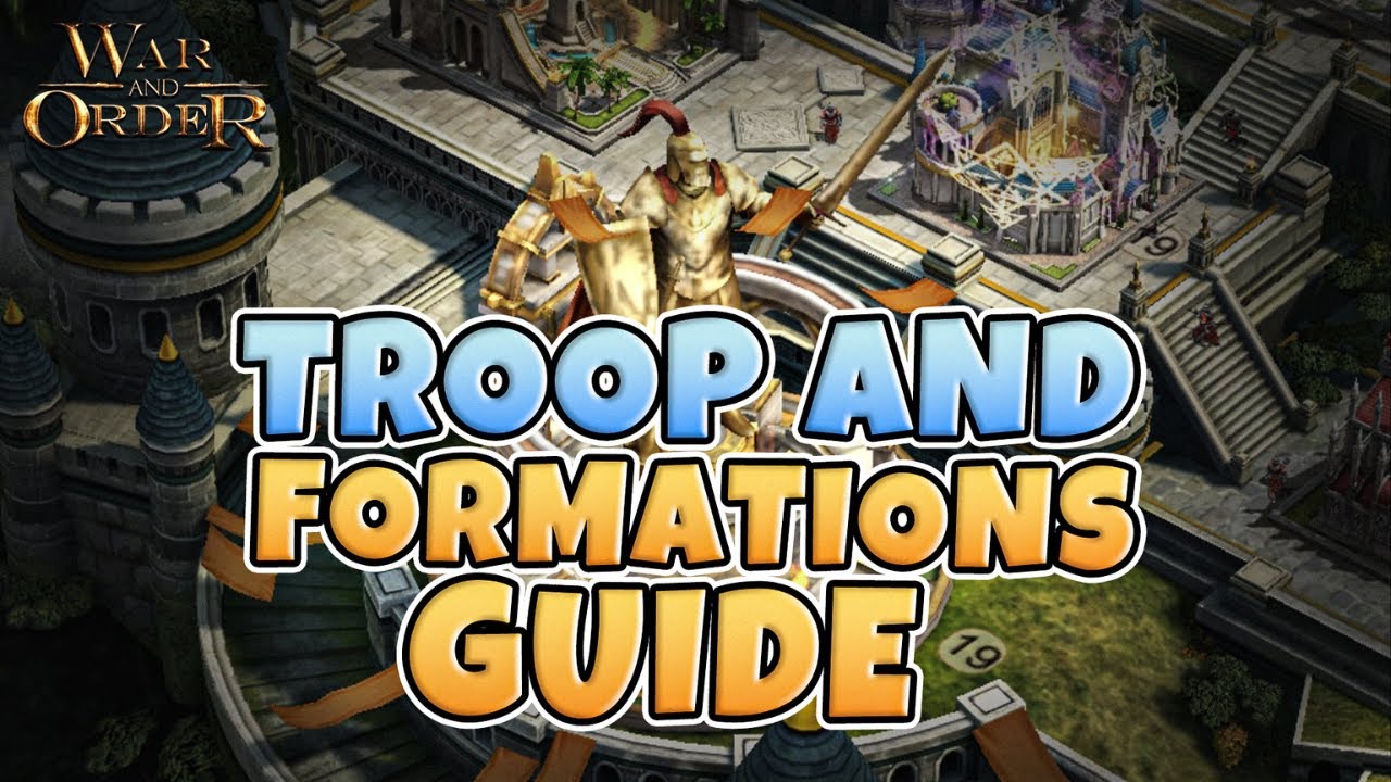 War and Order - Troop and Formations Guide