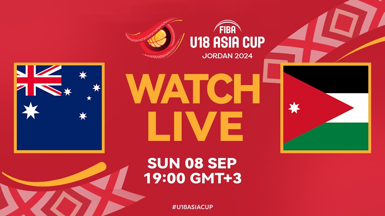 Semi-Finals | Australia v Jordan | Full Basketball Game | FIBA U18 Asia Cup 2024