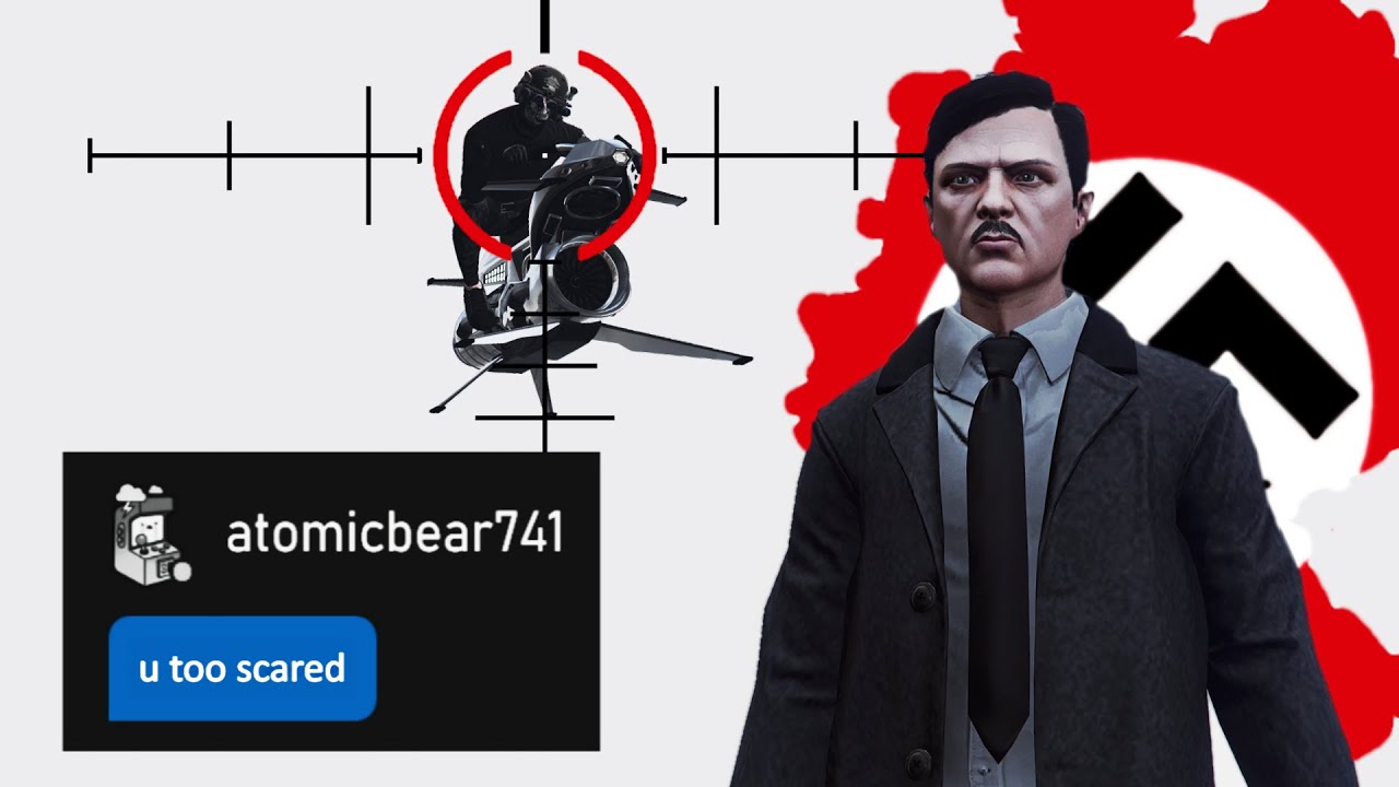 Playing as HITLER Didn't go Well for me... (GTA Online)