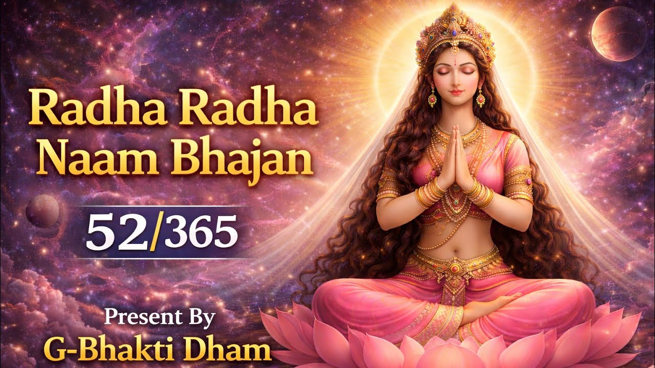 52/365 | Radha Radha Bhajan | राधा राधा नाम जप 📿