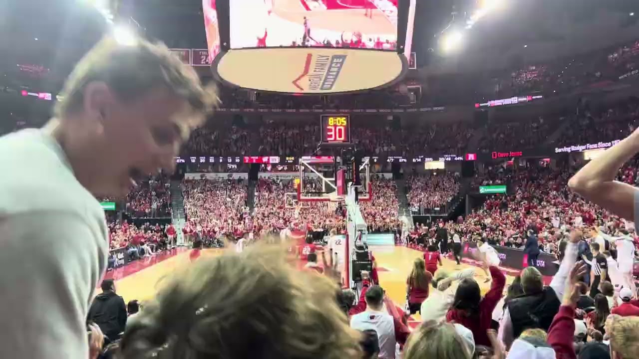 Wisconsin Men&rsquo;s Basketball at the Kohl Center (Rutgers @ Wisconsin 3/7/24)