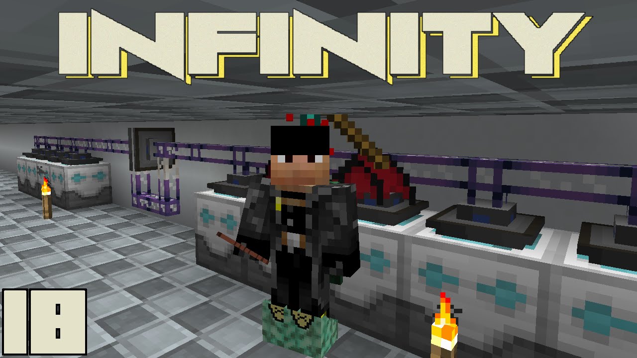 Minecraft Mods FTB Infinity - DEEP STORAGE CHAINING [E18] (HermitCraft Modded Server)