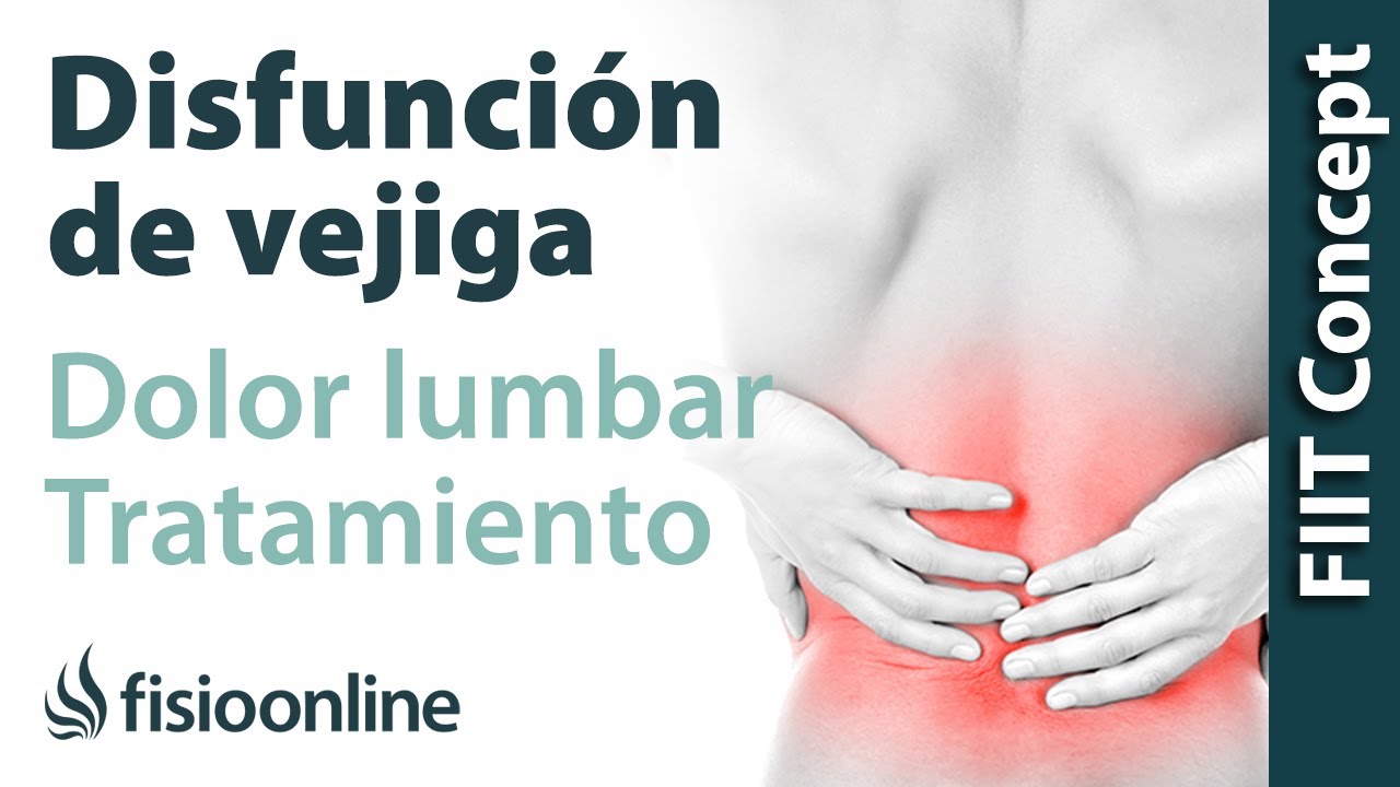 Tratamiento para dolor muscular y lumbar provocado por una alteración de vejiga