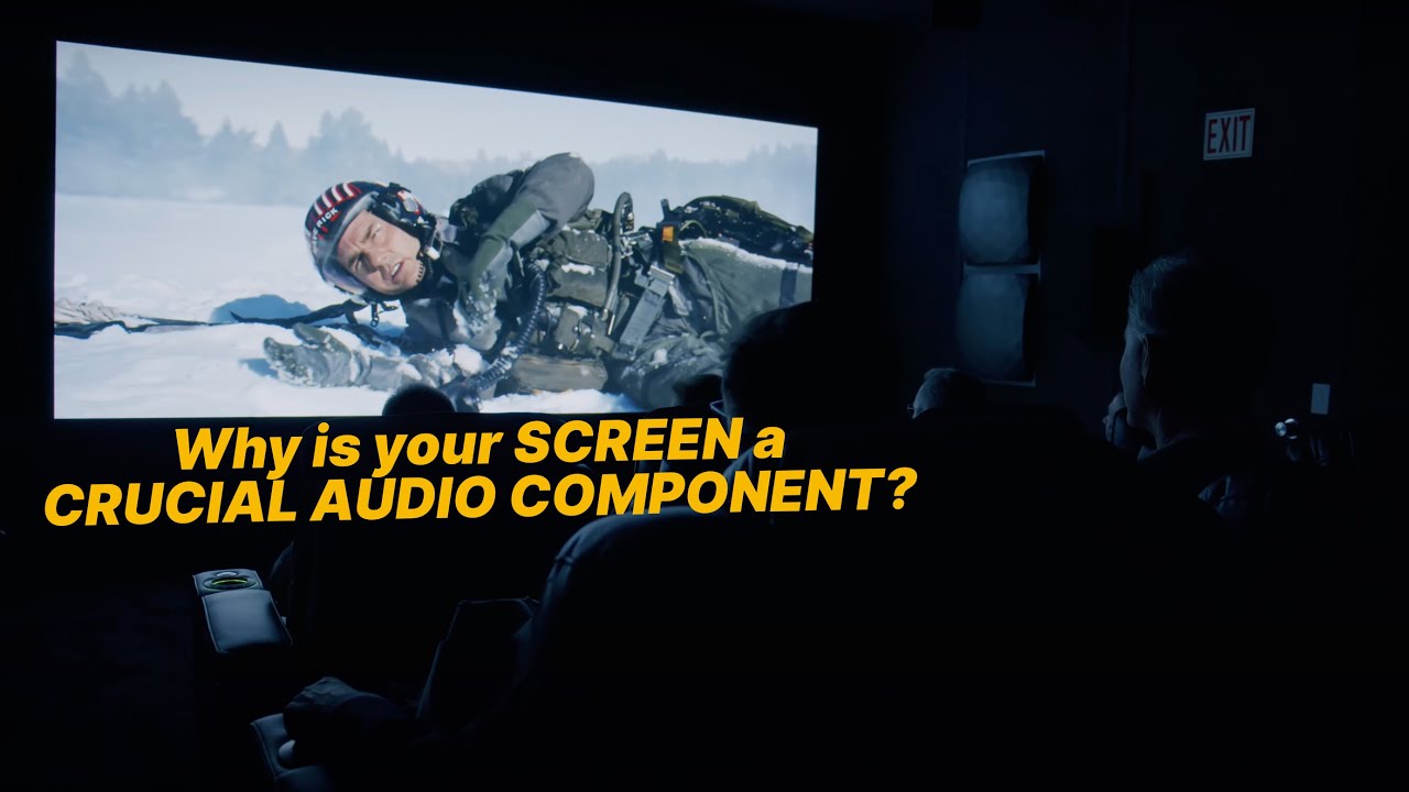 Why Your Projection Screen is a CRUCIAL Audio Component