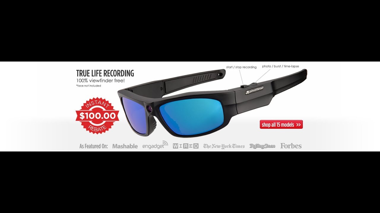 PivotHead POV Glasses HD VIDEO : All Models on Sale for $199!