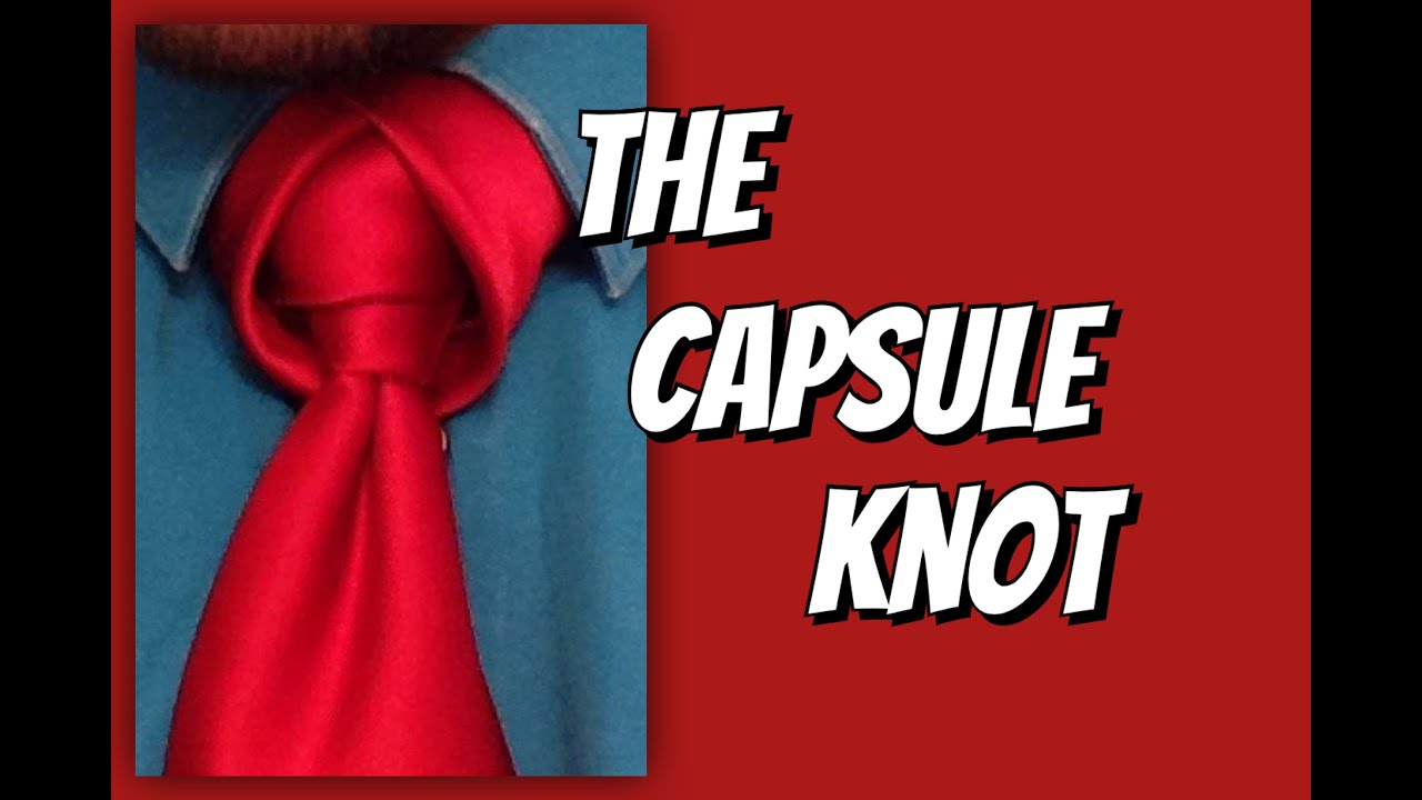 Как завязывать галстук: капсульный узел