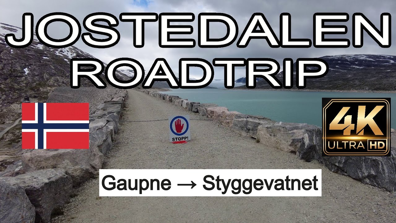 Scenic Drive Norway: The Glacier Road (Jostedalen) - 4K Ultra HD