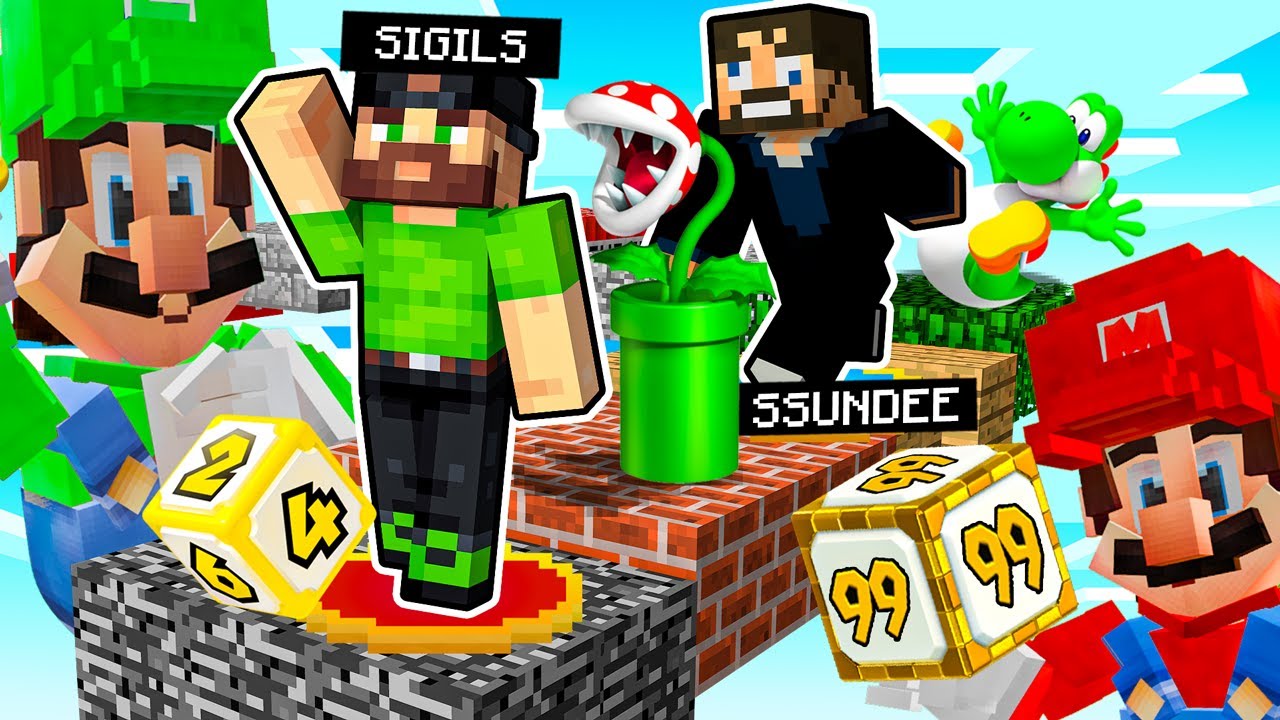 *NEW* Insane OP Mario Party Map in Minecraft