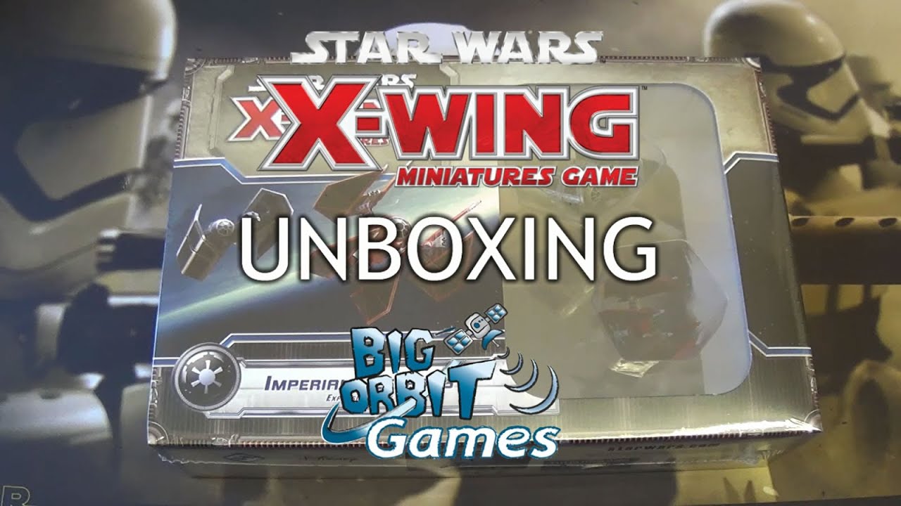 Star Wars X-Wing Miniatures Imperial Veterans Unboxing