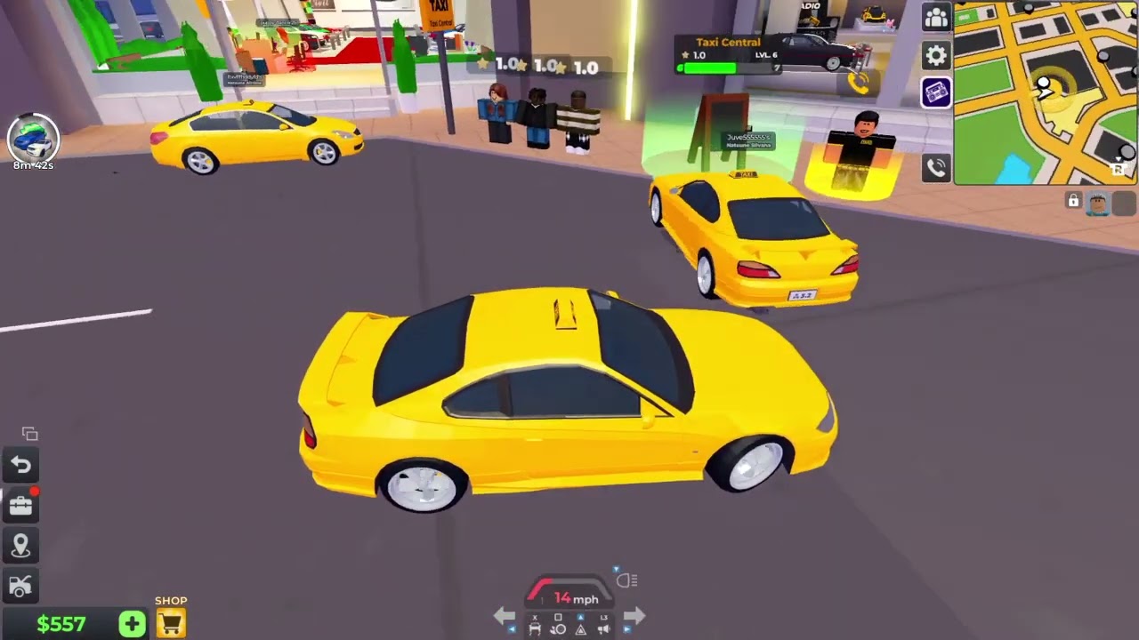 Playing taxi boss