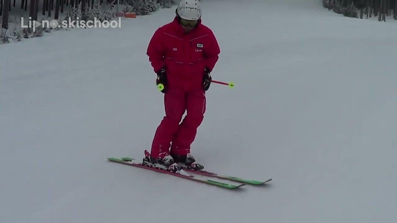 Skischool Lipno - metodický postup 23 - vylepšování paralelního oblouku