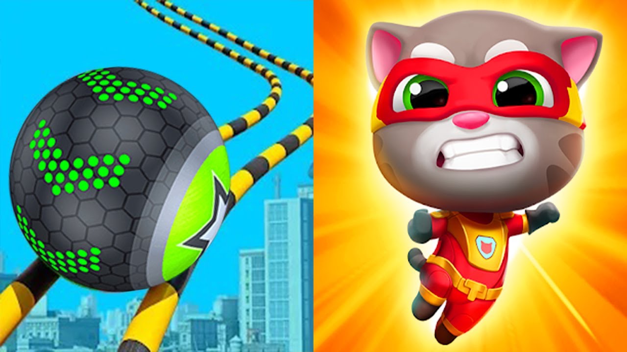 Going Balls VS Talking Tom Hero Dash-Discover all the heroes-Angela VS All Bosses TikTok Game vtropd