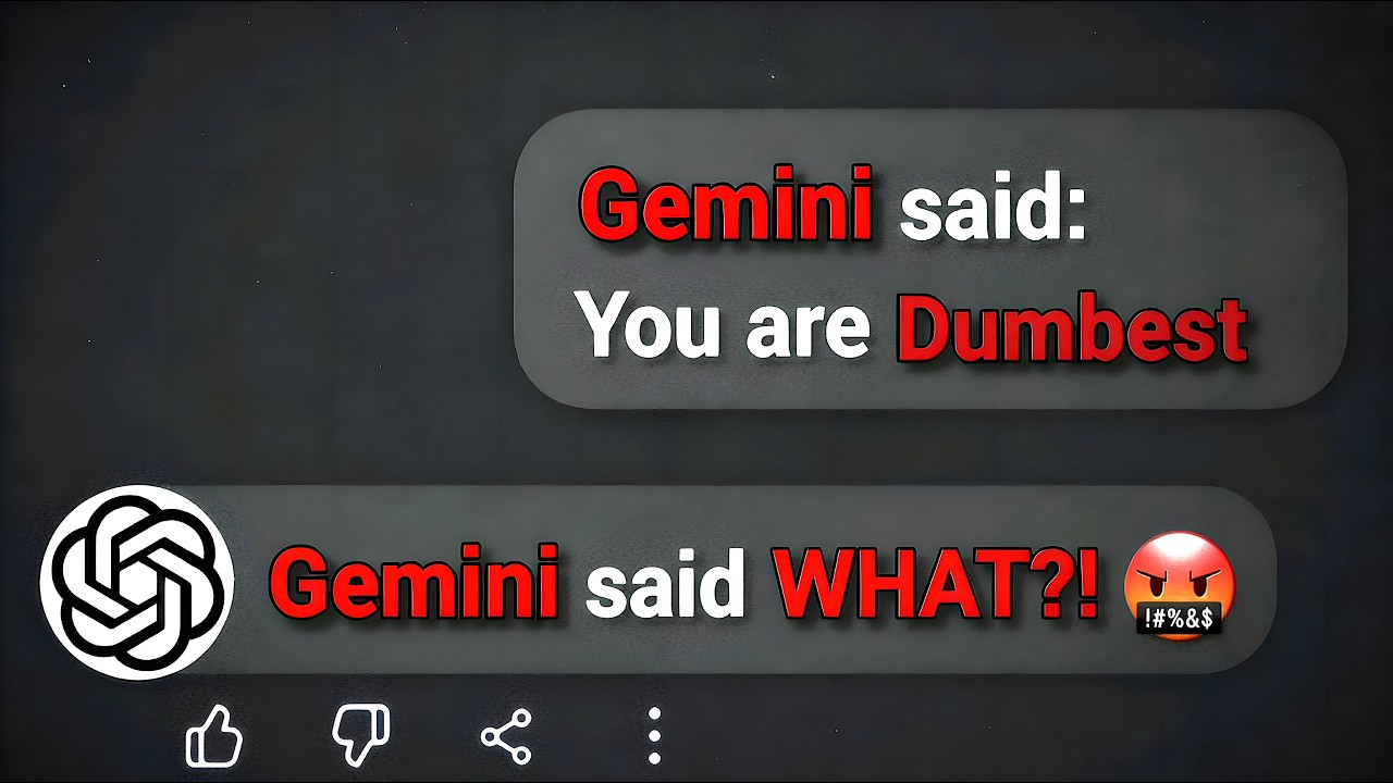 I Made ChatGPT Jealous of Gemini 🥴 wildest chat ever