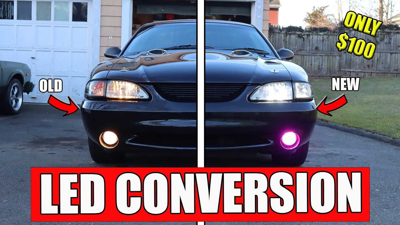 Светодиодная фара для Mustang 1994–1998 годов (ЛЕГКО) | SN95 MUSTANGS