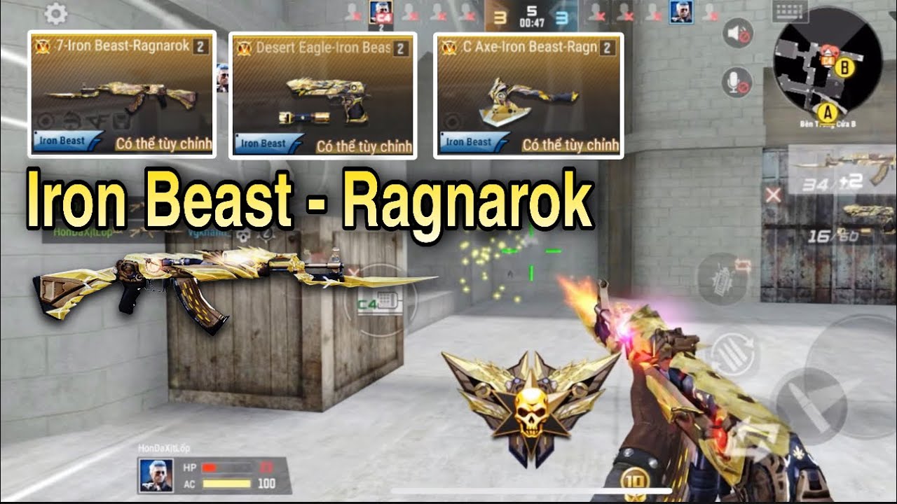 CrossFire Mobile: Test Iron Beast - Ragnarok Weapon