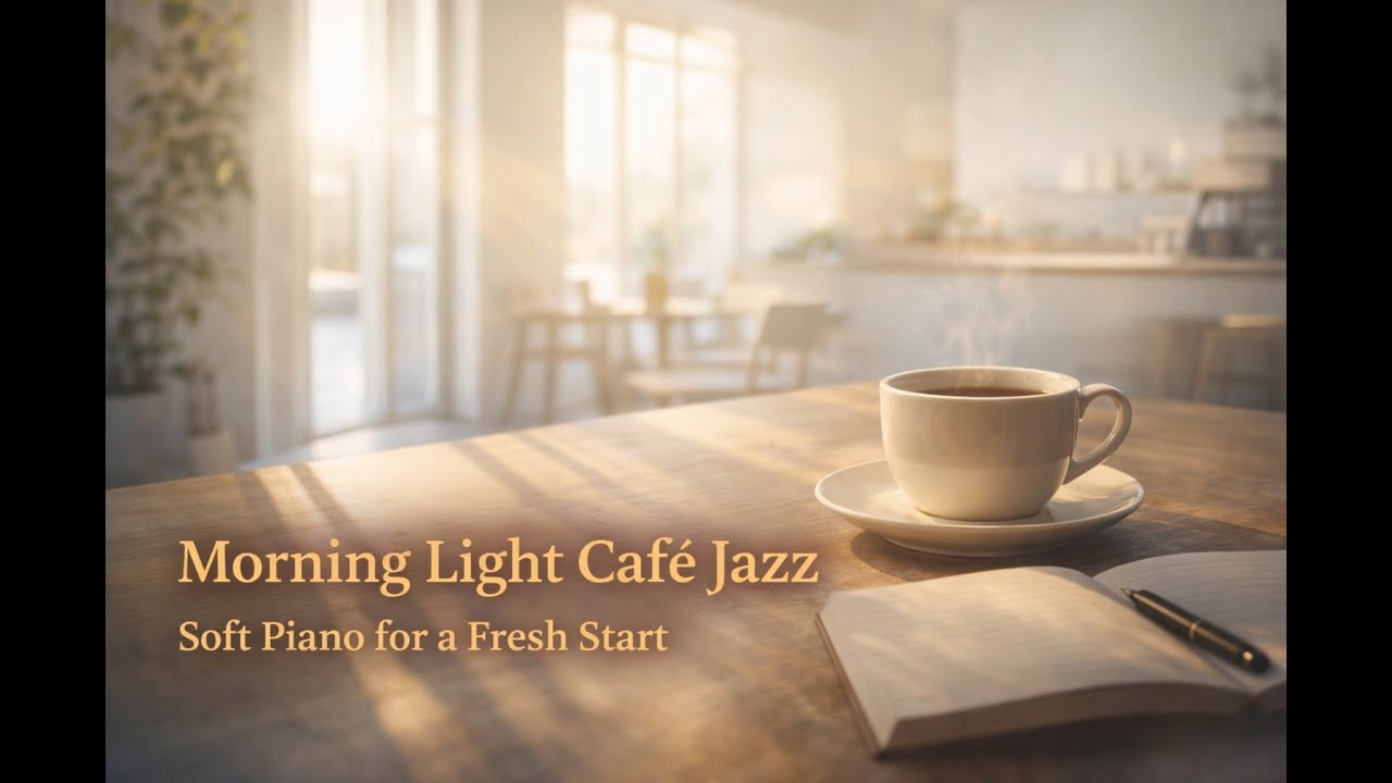 Morning Light Café Jazz ☀️ | Gentle Piano for a Fresh Start
