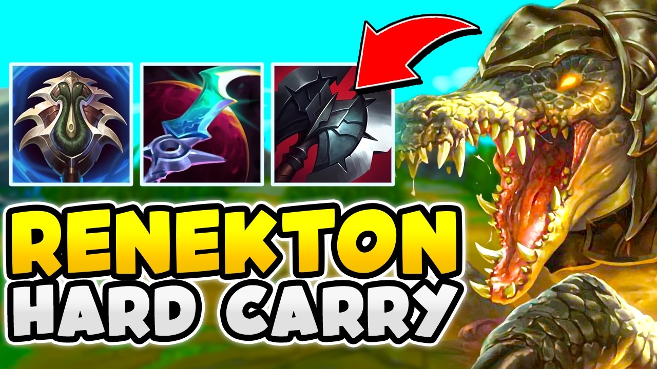 WHEN SRO GOES FULL TRY HARD MODE ON RENEKTON! (TOP LANE CANYON)