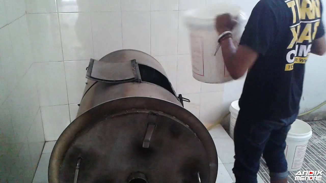 Mesin Sangrai biji wijen otomatis kapasitas 25 kg