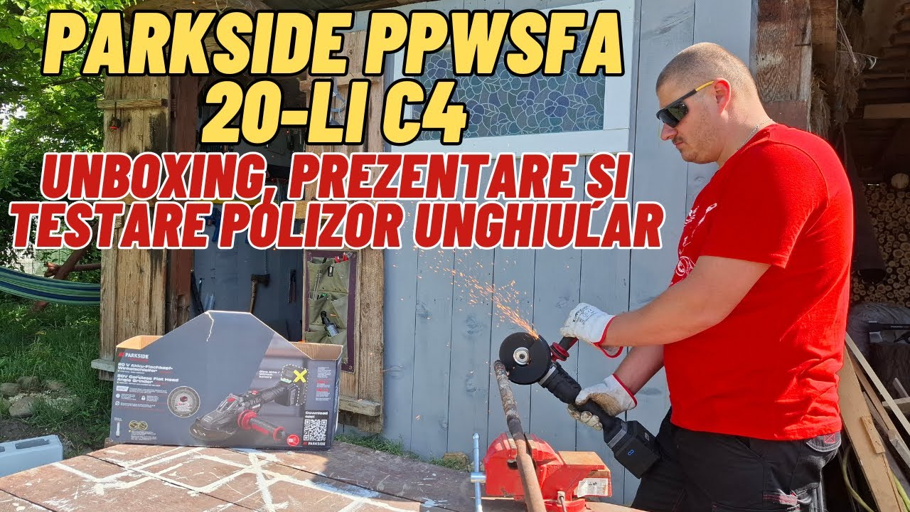 Testez Polizorul Unghiular Parkside Performance PPWSFA 20-Li C4 - Merită cumpărat?