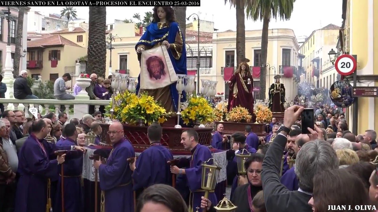 SEMANA SANTA --LA OROTAVA ''EL  ENCUENTRO'' J.J.OLIVA