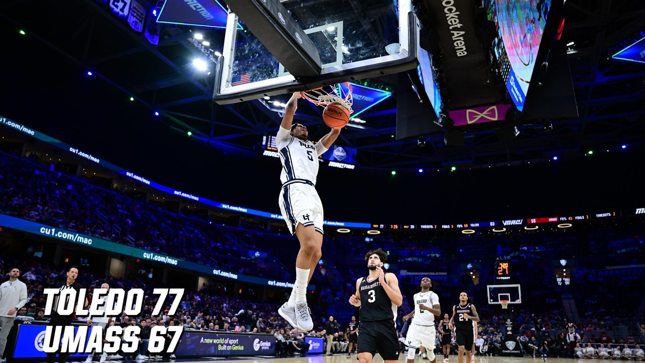 MAC MBB: No. 4 Toledo Highlights vs. No. 8 UMass | Semifinals