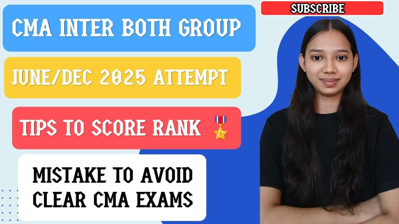 CMA INTERMEDIATE BOTH GROUP STRATEGY ll TIPS TO SCORE RANK