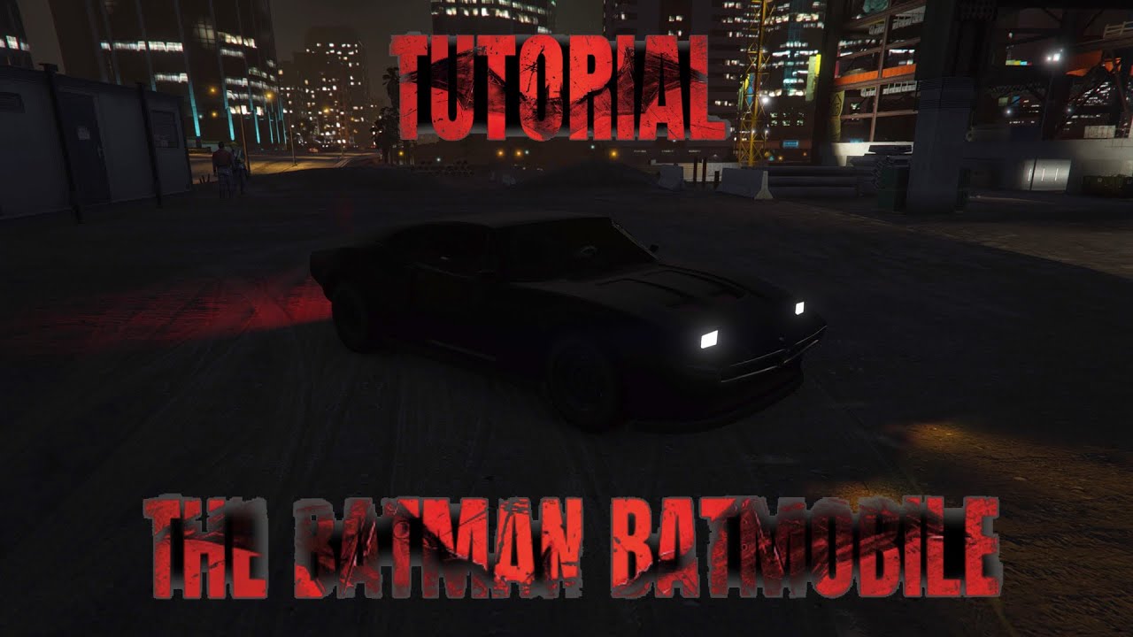 How to make the batmobile from THE BATMAN (2022) - GTA5 Online