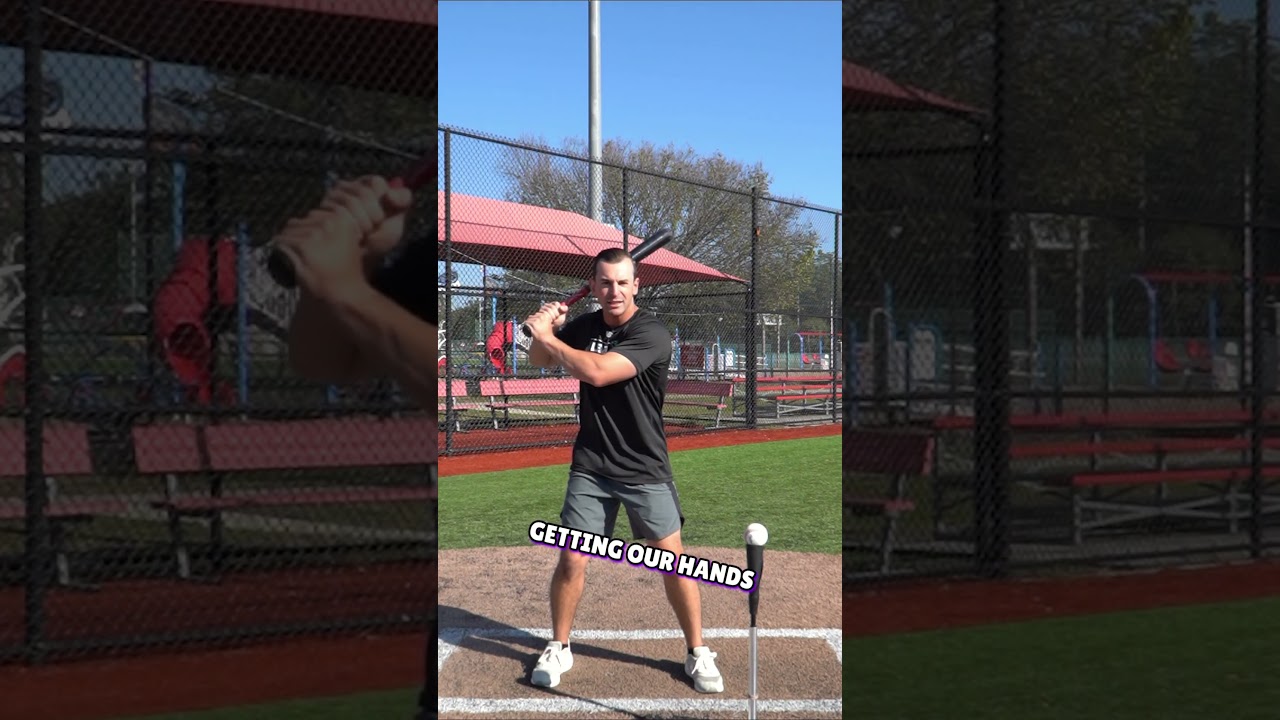 Baseball Hitting Drill: Master Hand Separation for Power!  #baseballdrill #athlete  #hittingdrill