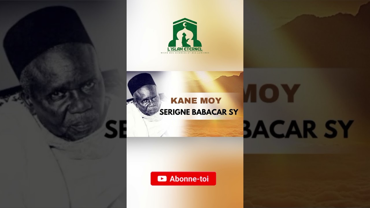 Kane moy Serigne Babacar Sy rta #tidianiya