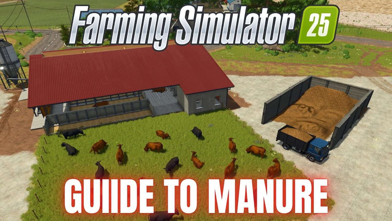 КАК СДЕЛАТЬ И ИСПОЛЬЗОВАТЬ НАВОЗ — РУКОВОДСТВО — Farming Simulator 25
