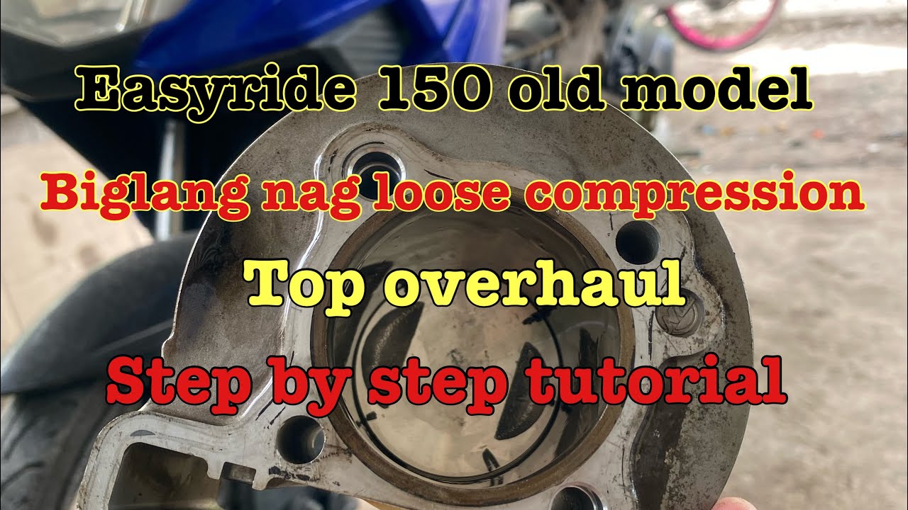 Motorstar easyride 150 top overhaul