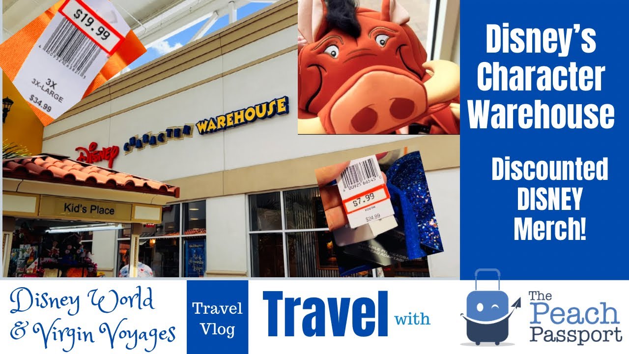 Disney’s Character Warehouse | Discount DISNEY Merch! | Shop with Me Disney Travel Vlog