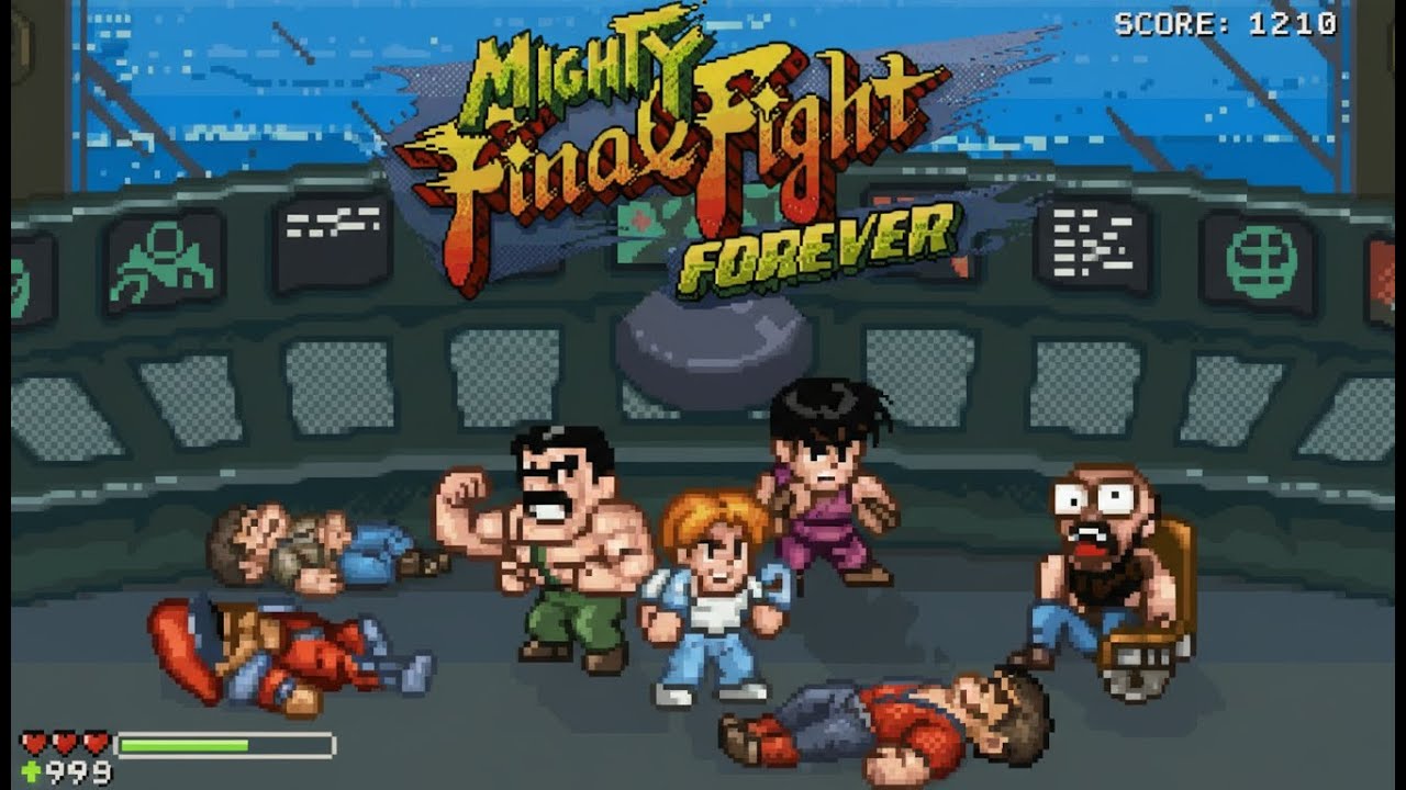 Mighty Final Fight Forever Remake no pc - até zera