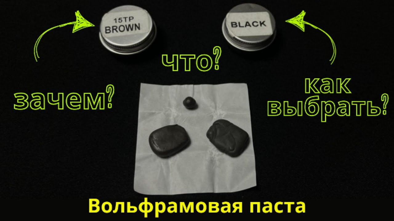 Вольфрамовая паста - для рыбалки | Tungsten paste