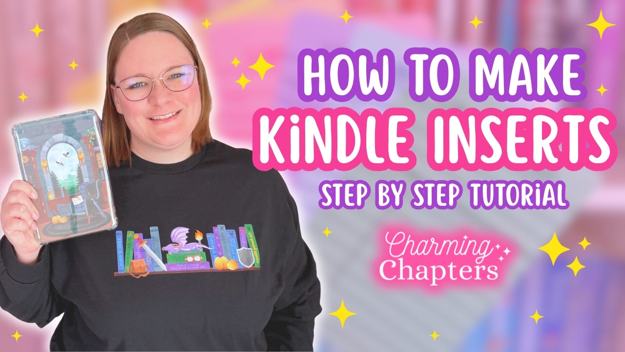 How to Make Kindle Case Inserts 📱💖