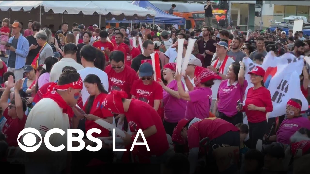South Korea fans celebrate national team's FIFA World Cup win