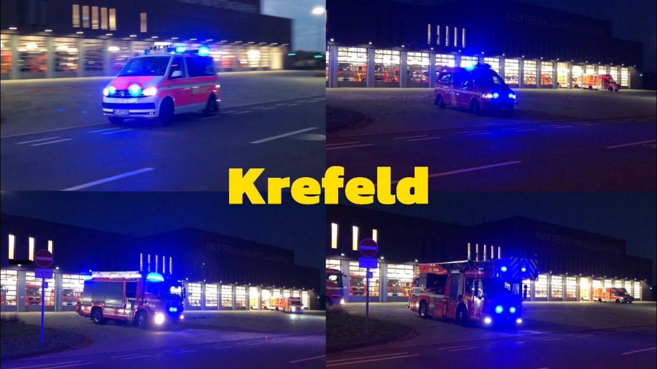 [ Einsatzfahrten BF Krefeld ] Rüstzug - Löschzug und mehr!