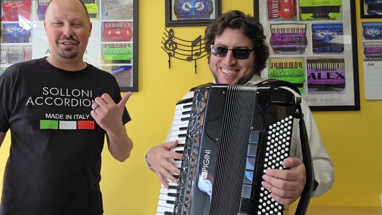(SOLD!) - Pigini - LIKE-NEW! Double Tone Chamber (Carnegie Accordion Company - Pittsburgh, PA)