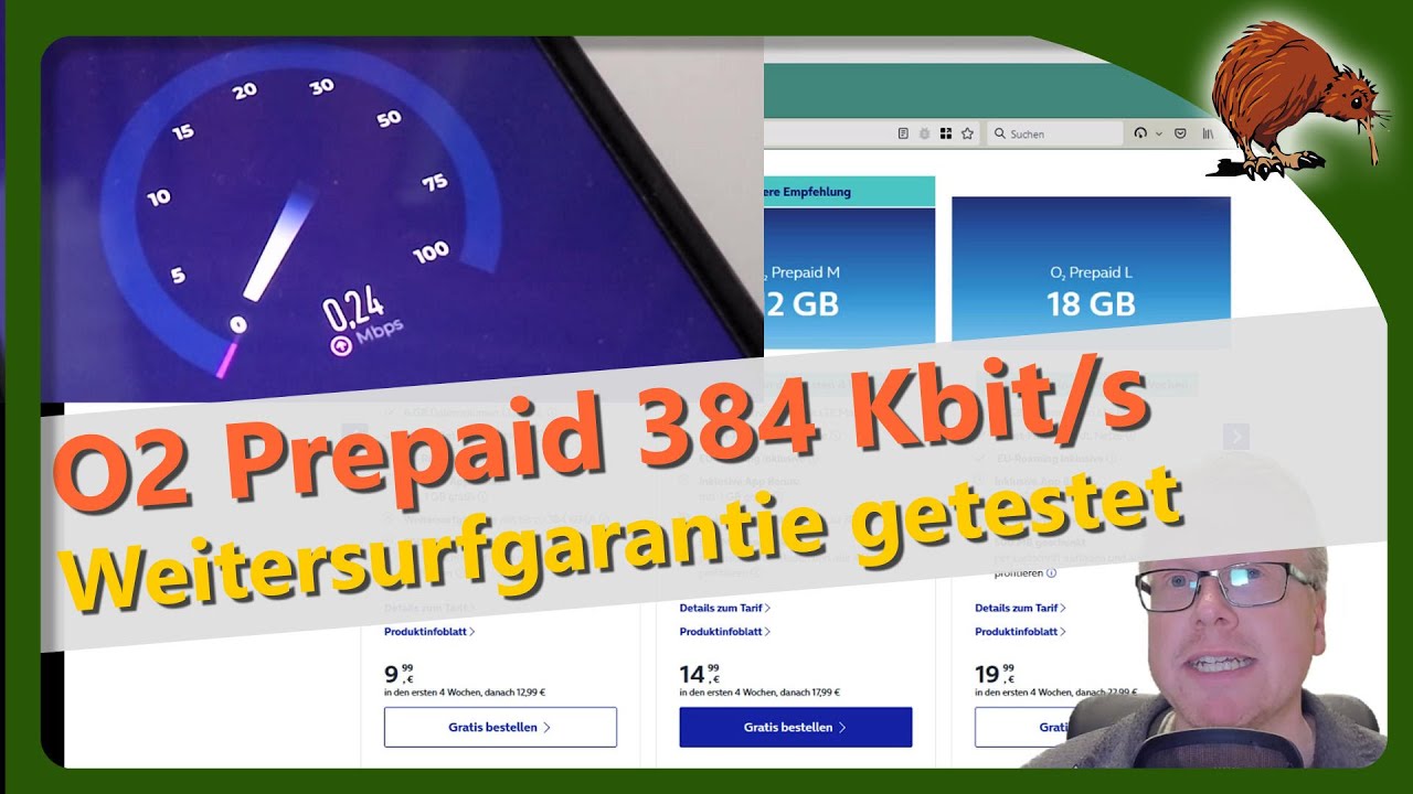 📱 384kbit/s Weitersurfgarantie bei O2-Prepaid: Ein Praxistest 📶